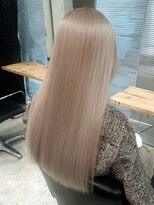 ネハス 名古屋栄店(nehus.)&nbsp;ミルクティー/ブリーチカラー/ウルフカット/レイヤーカット