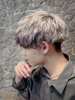 men's salon Gaudi 池袋店【メンズサロン ガウディ】【2月27日OPEN（予定）】&nbsp;フォックスカラー×メンズマッシュ×スパイラルパーマ仕上げ