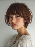 着物ヘア/大人ガーリー/ダークアッシュ/似合わせカット/大口子安