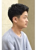 メンズベリーショート　カジュアル　アップバング