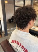 無造作スパイラルパーマ