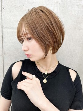 ロンド シャルム 吉祥寺(Lond charme) 丸みショートボブ/レイヤー/20代30代40代50代/顔周りカット