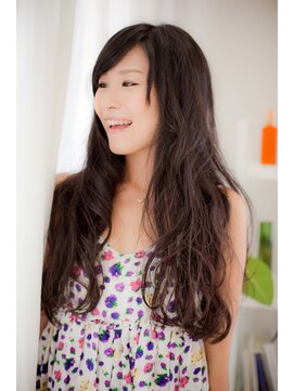 美容室 ファクト(fact) 20代30代★大人かわいい☆艶感ロング◎乾かすだけ♪透明感カラー