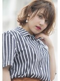 ☆斜めバングショートボブ☆【olive for hair】03-6914-0898