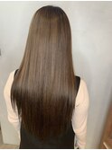ブリーチあり　アーモンドベージュ　原明日香