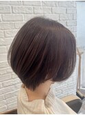 ショートボブ  髪質改善 酸熱トリートメント