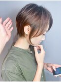 イルミナカラー×前下がりショート♪