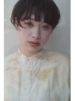 レジュアル(RESSUAL)&nbsp;グレージュ　大人かわいい　フェザーバング　マッシュショート