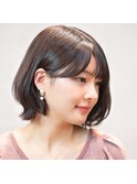 イルミナカラーのバイオレットでショートボブに!【1003mille】