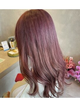 アチーブリス(achieve Liss) くすみピンクカラー+グラデーションブラウン 暖色系