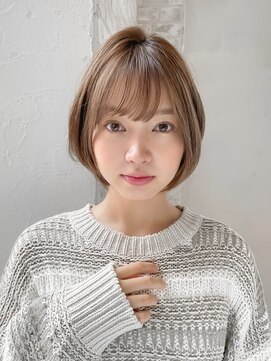 ジョエミバイアンアミ(joemi by Un ami) 【joemiくびレイヤーエモージュショートボブ前髪パーマ(小倉太郎