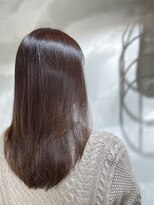 ルエ ヘアメイクバイアクセル(Louer hairmake byAxe-l) 髪質改善メテオカラー×カット　ロング