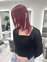 アイセ(I.se Eir TOKYO)&nbsp;チェリーレッド/ケアブリーチ/ダブルカラー/髪質改善/西葛西