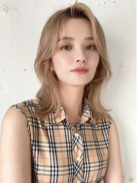 ソヨン 仙台落合店(SOYON) 韓国風くびれ外ハネ軽レイヤーミディ