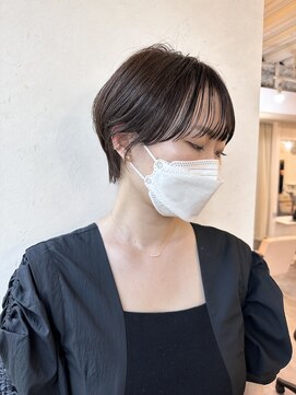 トッカ ヘアアンドトリートメント 難波店 小顔似合わせカット愛されクールショート20代/30代40代50代/難波