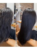 髪質改善ストレート