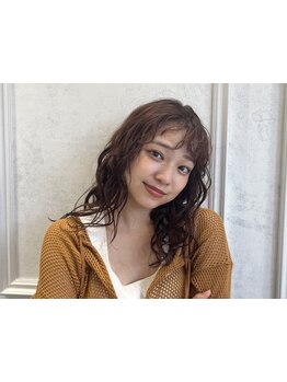 【ゆるっとパーマから、くりくりパーマまで】肌にも優しい薬剤使用◎ボブ×パーマも可愛くておススメです☆