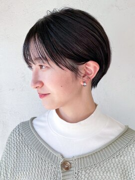 シオン(shion) 小顔黒髪くすみベージュ透明感カラー秋色_ba362881