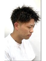 銀座マツナガ 浅草店&nbsp;ツイストスパイラル ナチュラルパーマ 刈り上げ