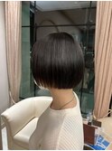 切りっぱなしボブ