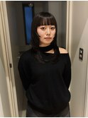 ・しっかりレイヤーのクールなミディアムヘア・【担当 タクノ】