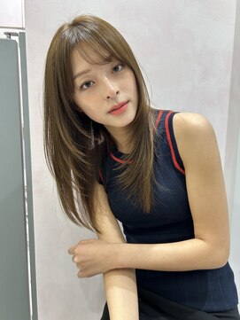 レア 渋谷(Le'a) レイヤーcut×オリーブベージュ