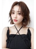 20代30代切りっぱなしボブ/髪質改善ボブ/顔周りレイヤーカット