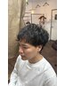 【men's限定】カット＋ピンパーマ　￥12,000