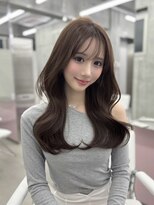 フォンズ(FONS) グレージュカラー/韓国トレンドくびれヘア/ロングレイヤー/学割