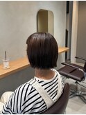 ミニボブ/外ハネボブ/透明感/艶髪/髪質改善/明石/大久保