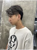 ハイライトカラーミルクティーベージュレイヤーカット