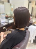 ナチュラルな内巻きボブ