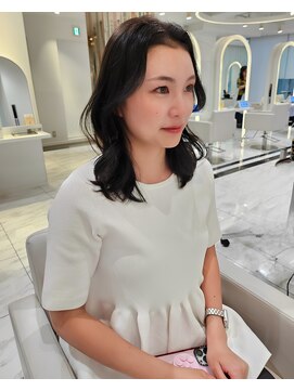 ザザアオヤマ(ZA/ZA AOYAMA) 透明感抜群！アッシュグレージュ