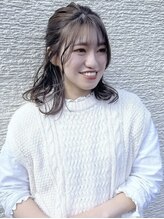 【stylist/松葉 ゆきな】柔らかな透明感カラー/再現性の高いカットはお任せ★