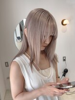 スタン 渋谷(Stam)&nbsp;ホワイトベージュ/ベージュヘア/ブリーチリタッチ/渋谷神南