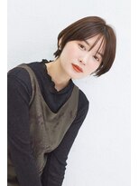 クラン バイ ヘッドライト 青葉台店(clan by HEADLIGHT)&nbsp;大人ショート/くびれショートヘア/暗髪カラー/前髪