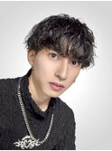 大分シャドウパーマメンズマッシュ波巻きパーマツイストパーマ