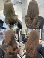 アルドーレフィエロ シンサイバシ(Ardore fiero shinsaibashi)&nbsp;明るめブリーチなし赤み消しベージュカラー20代30代40代