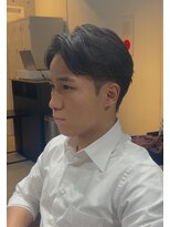 ブルニール 心斎橋(BLEUNIR) 軽め フェザー スーツ ビジネス 大人ヘア センターパート