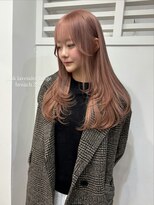 ヴィア 京都烏丸(Via)&nbsp;10代20代30代／ピンクベージュ／ハイトーン／レイヤー／髪質改善