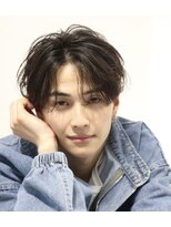 オーシャントーキョー 仙台(OCEAN TOKYO)&nbsp;フェザーショートニュアンスパーマセンターパートツーブロック