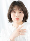 似合わせカラー乾かすだけ小顔丸みショートk古河20代30代40代