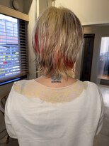カンナ オーガニック ヘアデザイン(CANNA ORGANIC & HAIR DESIGN)&nbsp;ミックス三毛猫カラーハッシュベリーショート
