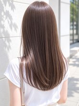 エフ アヴェダ 木の葉モール橋本(F AVEDA)&nbsp;朝の時間短縮 髪質改善 ナチュラルブラウン ミディアムロング