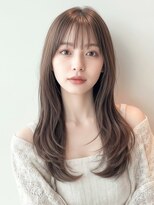 ウミ(umi.)&nbsp;伸ばしかけヘア　大人ミルクブラウン