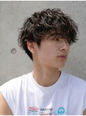 心斎橋/難波/曲がる縮毛/ブリーチ/メンズカット/フェザー/眉