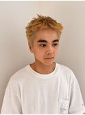 長谷川/おしゃれぼうず　ツーブロック　ブリーチ　短髪　