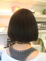 siena ワンレン艶ボブxアイスオリーブブラッック