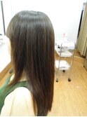 ナチュラルストレートヘアー