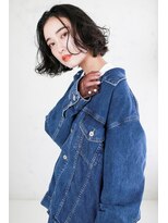 ラフィス ヘアー リノ 三宮店(La fith hair lino) 【La fith】切りっぱなしふんわりボブ